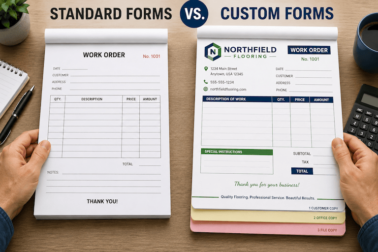 Are Standard or Custom Forms Right For Your&nbsp;Business?