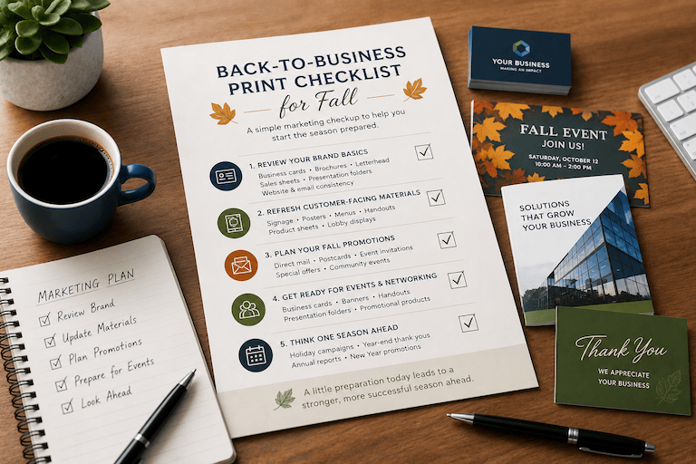 Back-to-Business Print Checklist for&nbsp;Fall